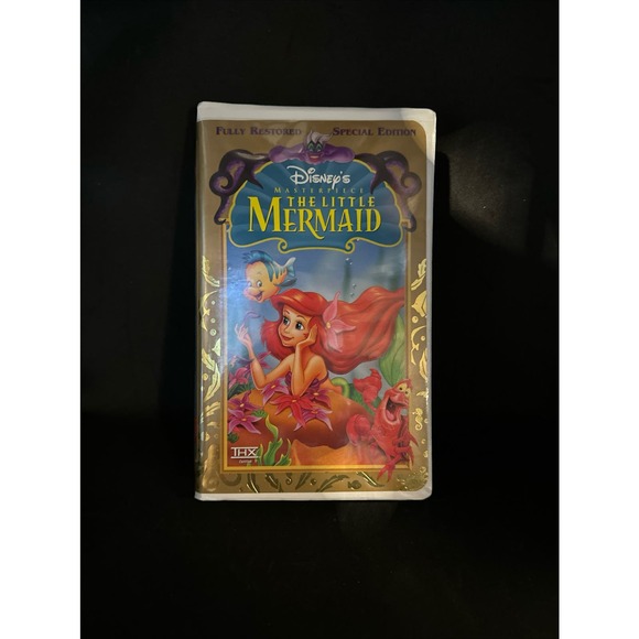 The Little Mermaid VHS Fully Restored Special‎ Edition Masterpiece Collect 1998 - Picture 1 of 13